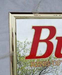 Nouveau Vieux Jamais Hung Budweiser Bud King Drag Racing Voiture Bière Bar Miroir Nhra