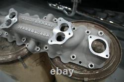 Offenhauser Prise Double Carburateur Manifold Ford Flathead Hot Rod Custom 2x2