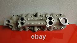Offenhauser Super Double Carburateur Prise Manifold Ford Flathead V8 Hot Rod 2x2