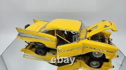 RARE! Hot Rod 1957 Chevy Dragster Voiture de course Drag Jaune 1/24