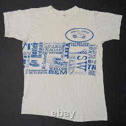 Rare Vintage 1970 Centre De Service Drag Racing Douanes Voiture Hot Chick T-shirt