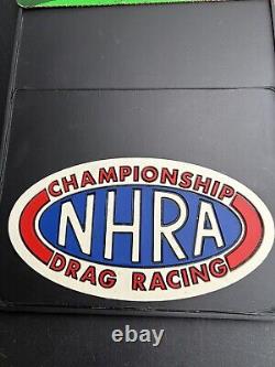 Rétro NHRA Championnat de Drag Racing Garde-boue NOS 12 x18 Plastique Color USA