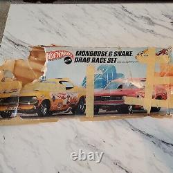 Roues Chaudes Redline 1969 Snake & Mongoose Drag Race Set W Funny Cars Original Box