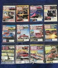 SUPER STOCK & DRAG ILLUSTRATED Magazine 1990 LOT COMPLETE YEAR NHRA RACING   <br/>

	

<br/>
 	La revue SUPER STOCK & DRAG ILLUSTRATED de 1990 LOT ANNÉE COMPLÈTE COURSES NHRA