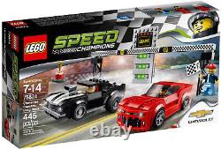 Set de course de dragsters LEGO Speed Champion Chevrolet Camaro 75874 neuf sous emballage d'usine