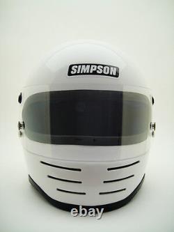 Simpson Vintage M41 Racing Car Helmet Classic 70's Nomex Indy 500 Daytona Drag