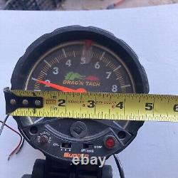 Sunpro Drag-n-tach RPM X1000 Tachometer avec socle pour drag racing.