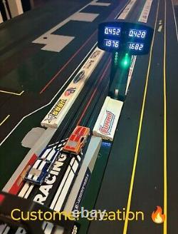 Système de course de drag pour voitures à fente, voitures RC, Pinewood Derby ou Gravity Racers