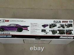 Team Associated Dr10 Rtr Brushless Drag Race Car Purple Radio Battery & Charger