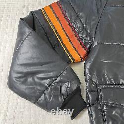 Veste Vintage Simpson pour Homme, Taille Moyenne, Puffer Drag Racing Hot Rod Sprint Swingster