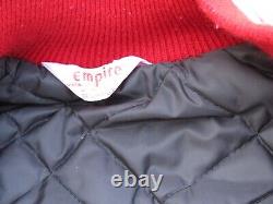 Veste en laine rouge brodée 'Vtg Empire RT RACING Muscle Car' JIM XL Drag NASTY 66