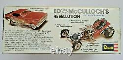 Vintage Nos 1975 Revell Ed Mcculloch's Revellution Funny Car #h-1465 1/25 Scelled