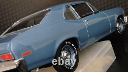 Voiture de course Chevy Nova Drag Race Hot Rod Chevrolet de 1969, modèle bleu 'Carousel', cadeaux pour hommes
