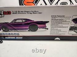 Voiture de course DR10 Drag RTR, violet #70028 Kit prêt à rouler Associated