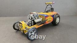 Voiture de course dragster Fuel Altered Acme Original Rat Trap 1/18 en métal moulé sous pression Sr