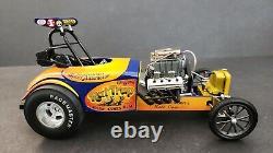 Voiture de course dragster Fuel Altered Acme Original Rat Trap 1/18 en métal moulé sous pression Sr