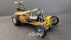 Voiture de course dragster Fuel Altered Acme Original Rat Trap 1/18 en métal moulé sous pression Sr